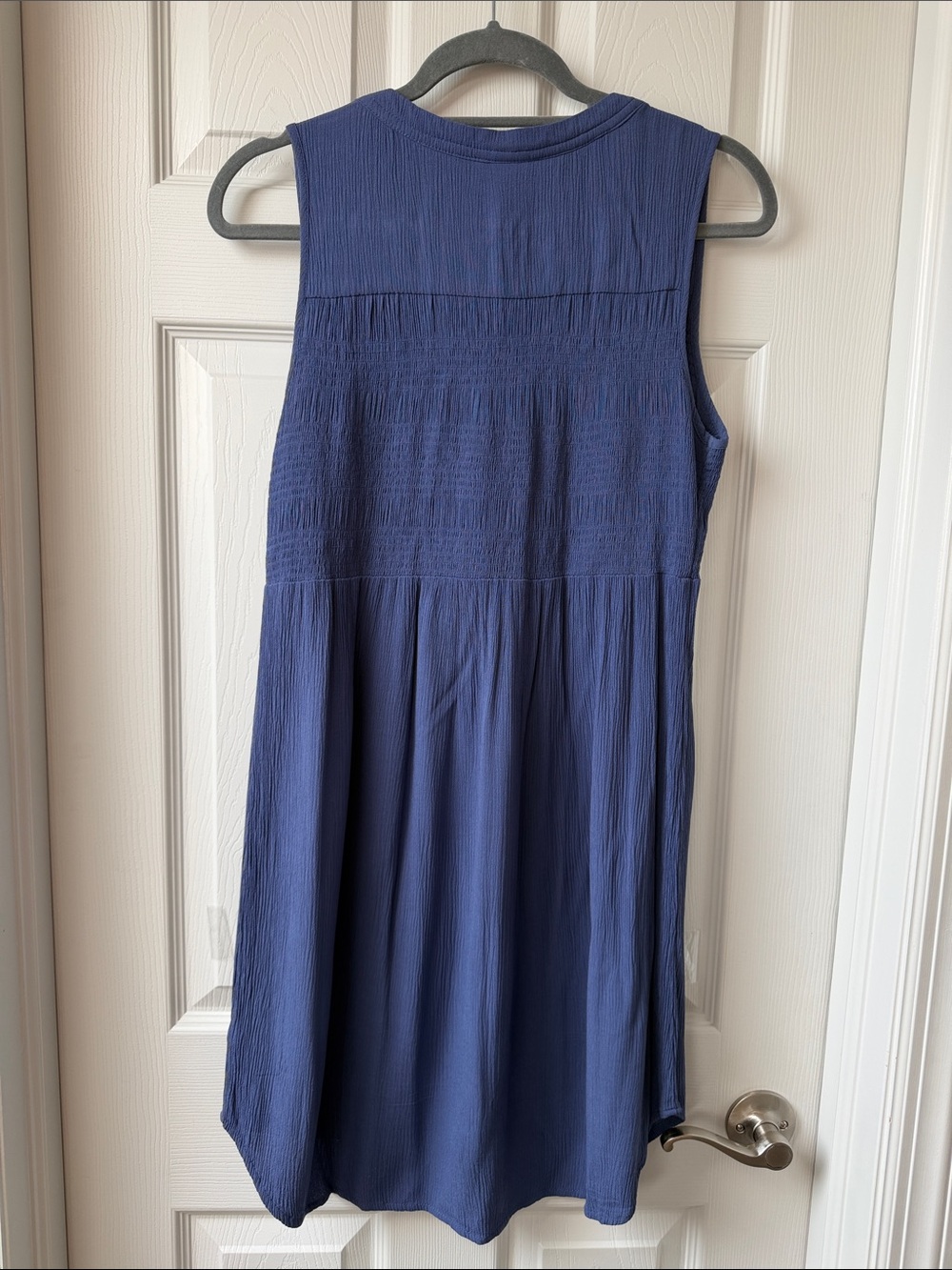 Knox Rose Blue Sleeveless Button Front Midi Dress | XS | Boho - Picture 2 of 4